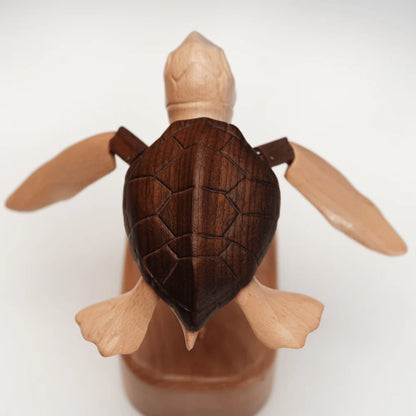 Everwoods™ Wooden Sea Turtle — Made to Slow You Down