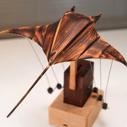 EverWood™ Wooden Manta Ray – Wings That Actually Move