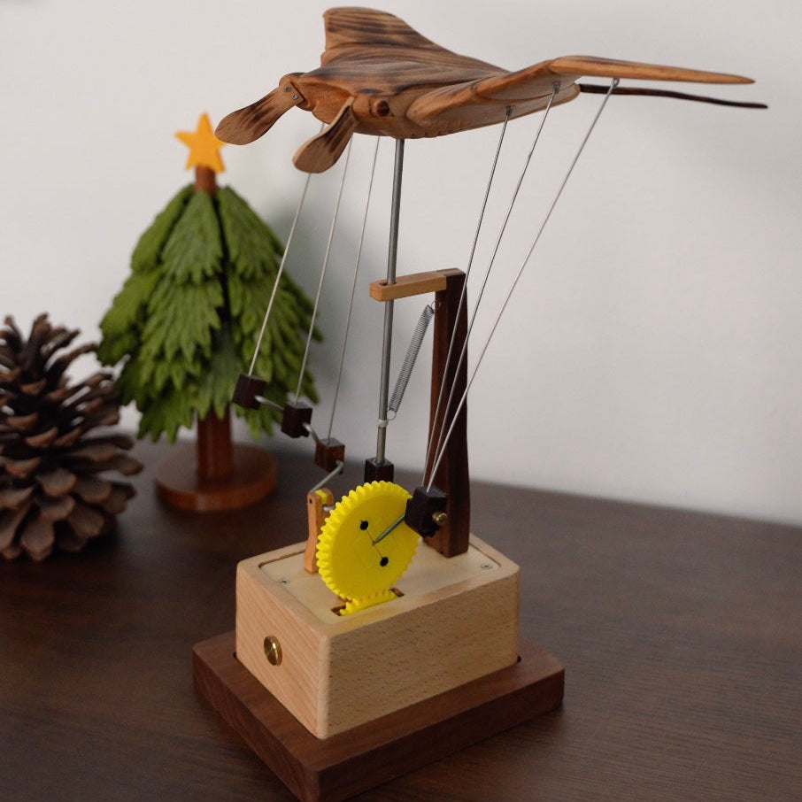 EverWood™ Wooden Manta Ray – Wings That Actually Move