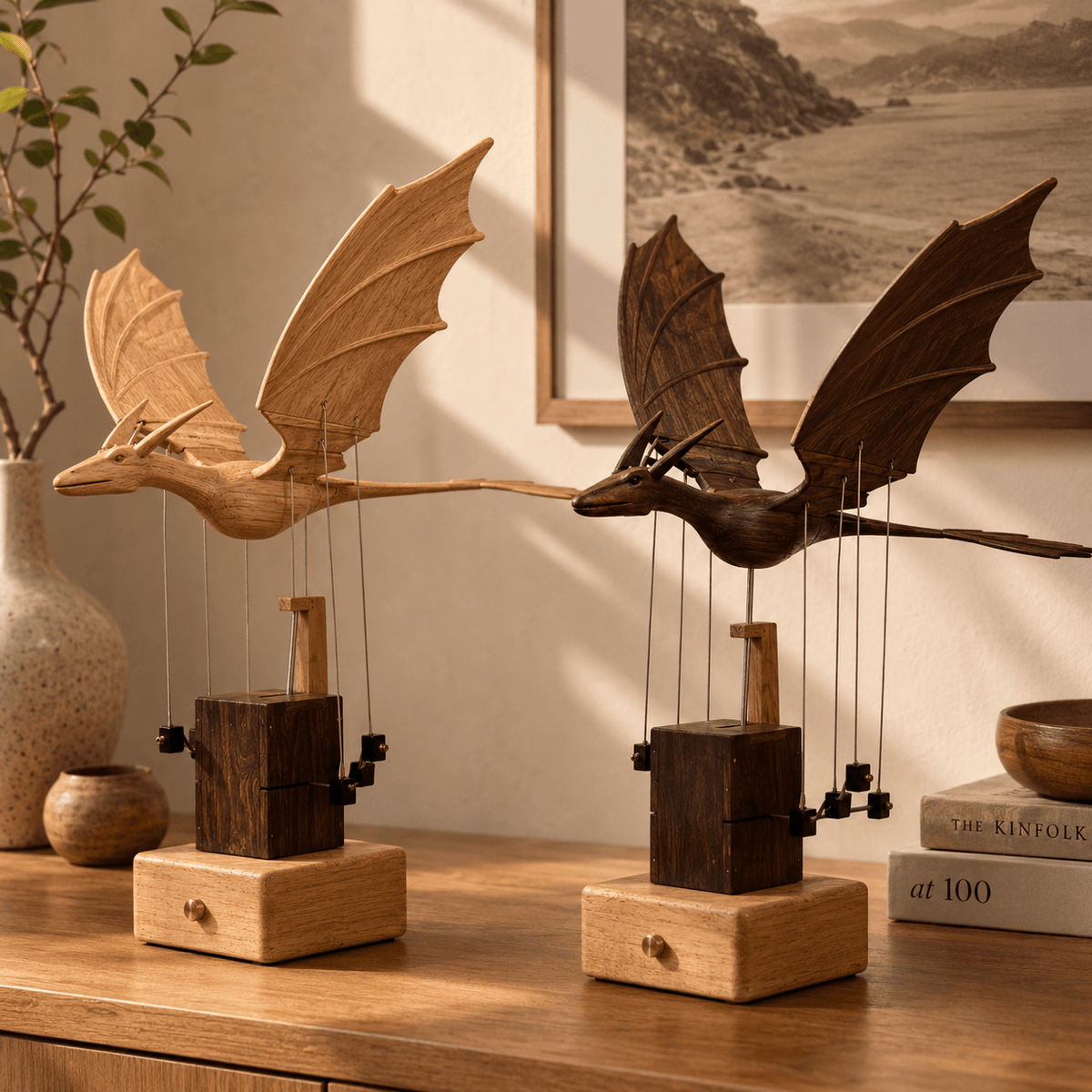 Everwoods™ Wooden Dragon — Power, At Rest