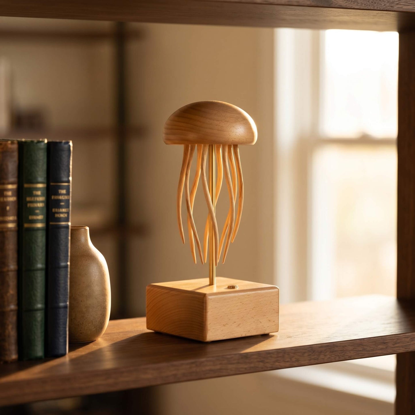 EverWood™ Handgefertigter Holz-Qualle-Automat
