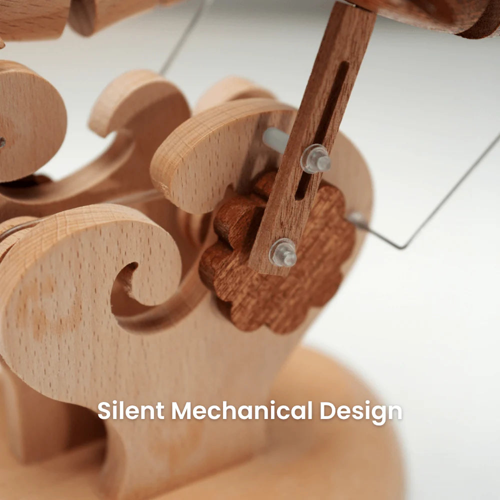 Everwoods™ Handcrafted Wooden Dolphin Automaton