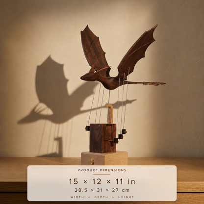 Everwoods™ Wooden Dragon — Power, At Rest