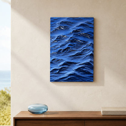Everwoods™ Ocean Wave — Hand-Carved Wood Art, 10.5 × 16 in