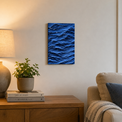 Everwoods™ Ocean Wave — Hand-Carved Wood Art, 10.5 × 16 in