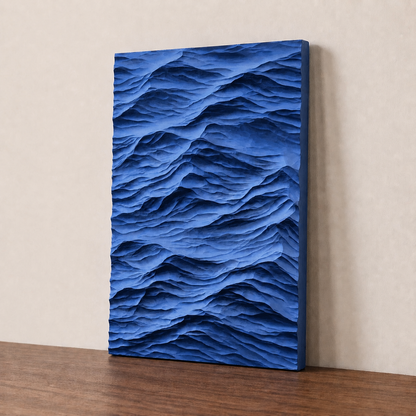Everwoods™ Ocean Wave — Hand-Carved Wood Art, 10.5 × 16 in