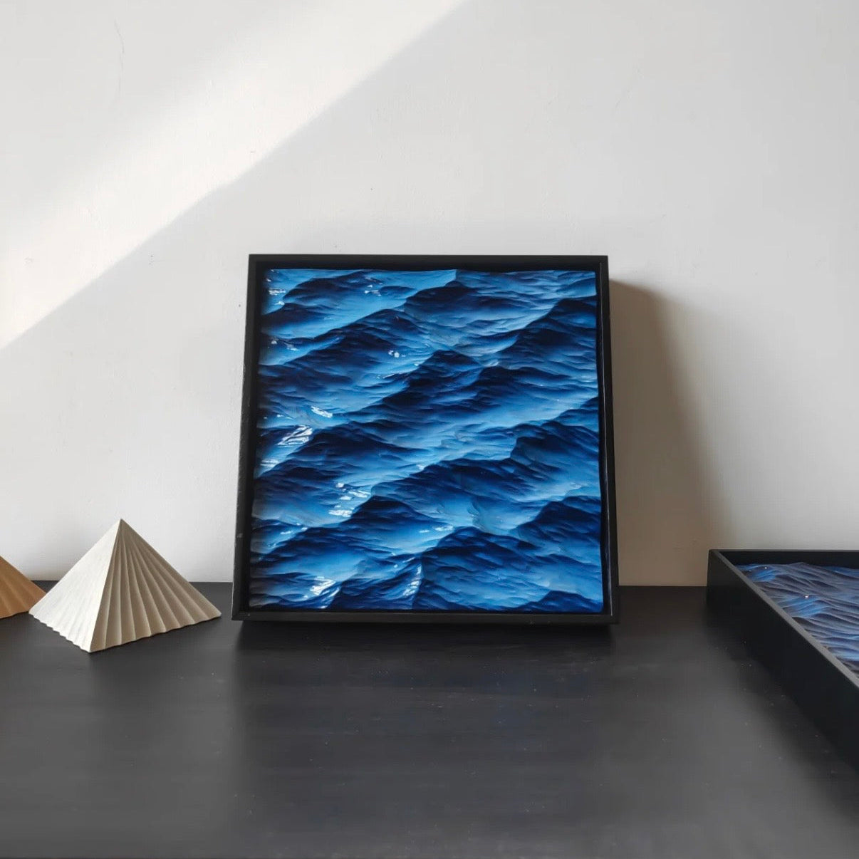 EverWoods™ Hand-Carved Ocean Wave Art — Real Wood, Real Waves