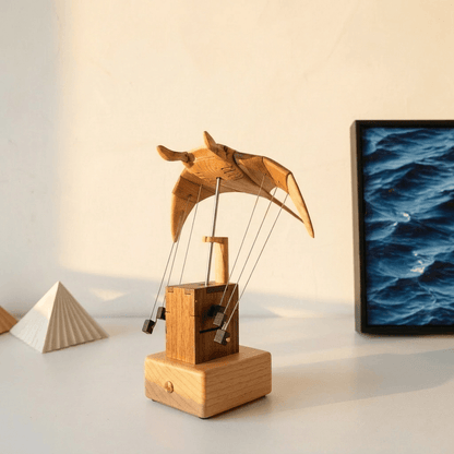 EverWoods™ Wooden Manta Ray – Wings That Actually Move