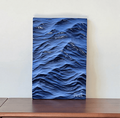 EverWoods™ Ocean Wave — Hand-Carved Wood Relief Art