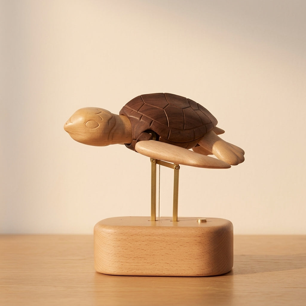 Everwoods™ Wooden Sea Turtle — Made to Slow You Down