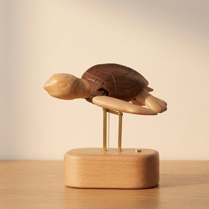 Everwoods™ Wooden Sea Turtle — Made to Slow You Down