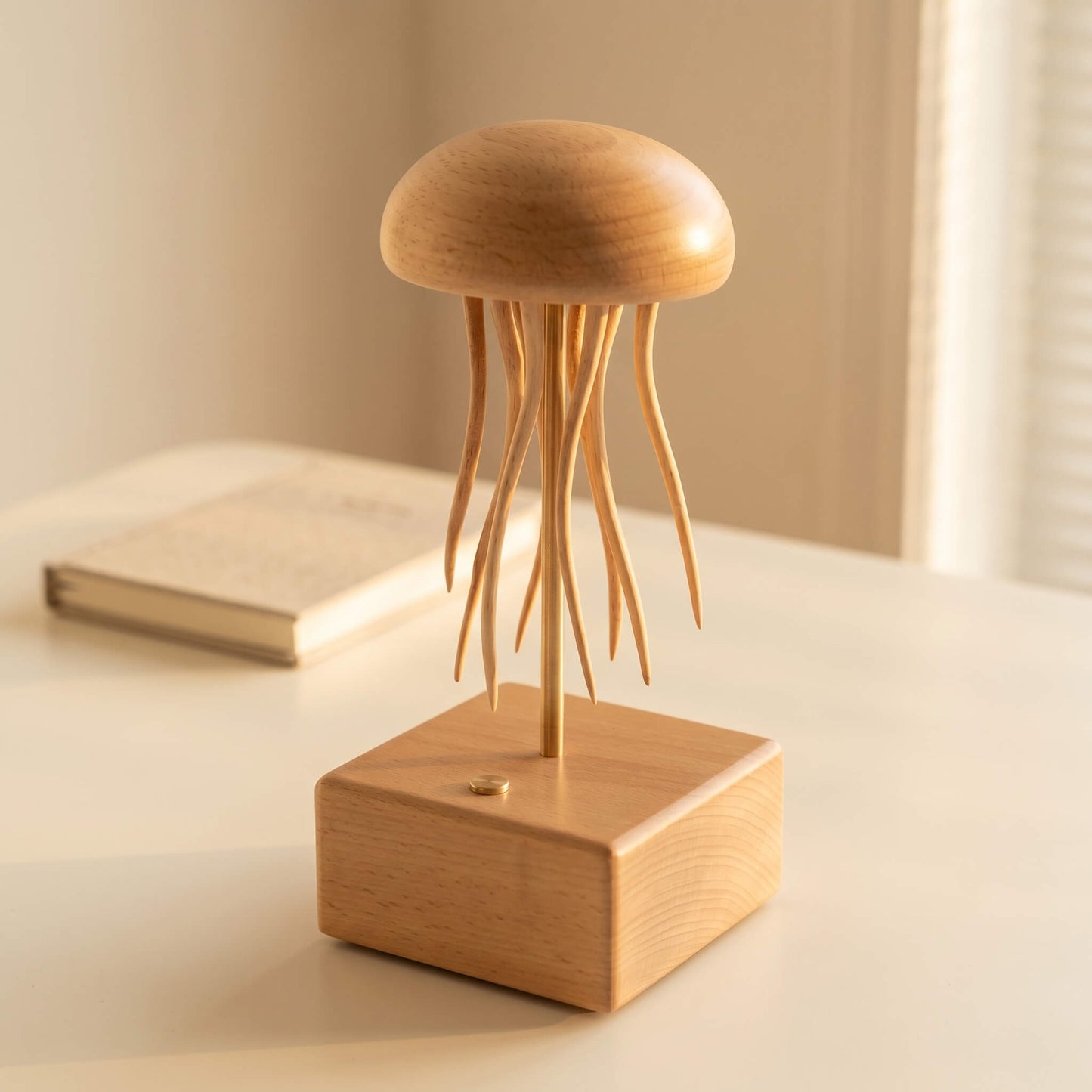 EverWood™ Handgefertigter Holz-Qualle-Automat