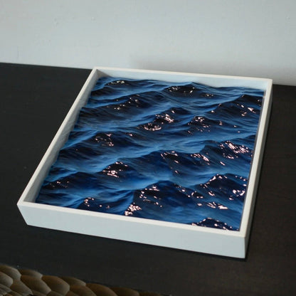 EverWood™ Hand - Carved Ocean Wave Wall Art - Everwood