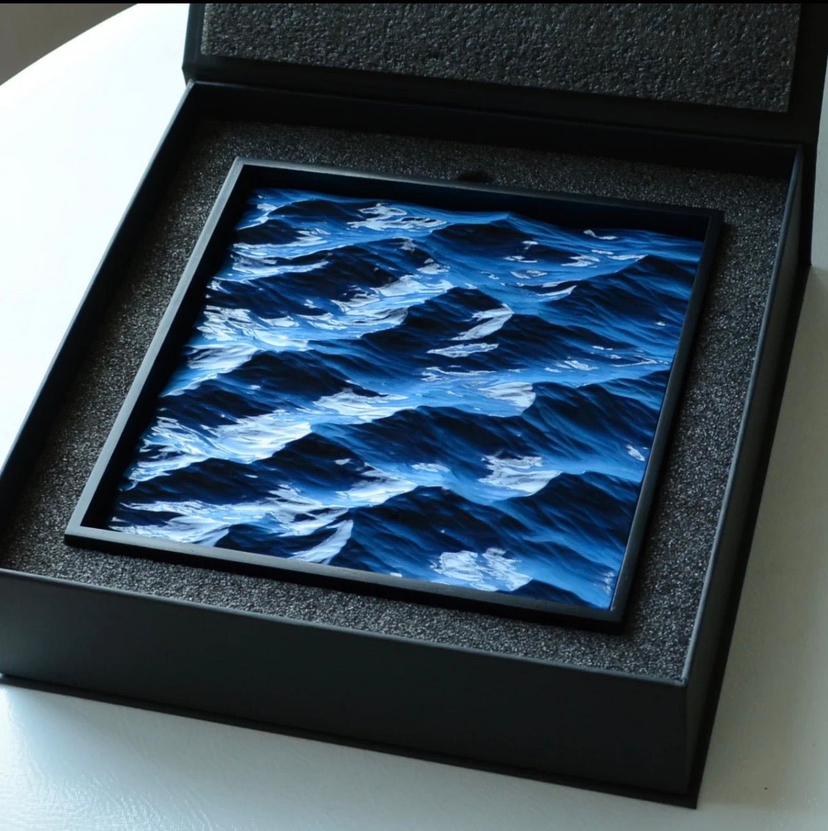 EverWood™ Hand - Carved Ocean Wave Wall Art - Everwood