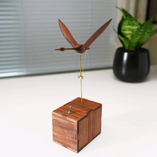 EverWood™ Handcrafted Walnut Swan Automato - Everwood