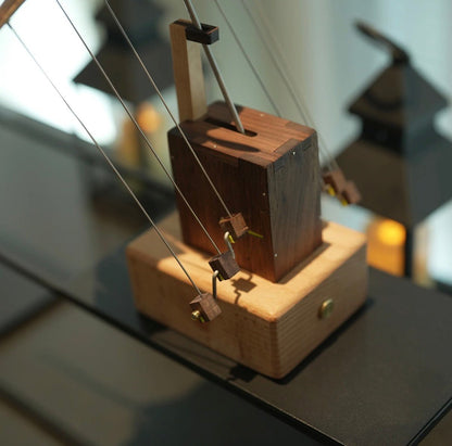 EverWood™ Handcrafted Wooden Manta Ray Automaton - Everwood