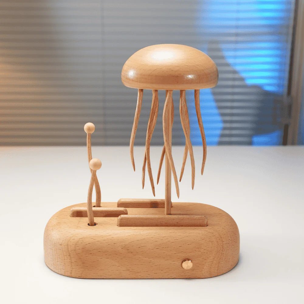 EverWood™Handcrafted Wooden Jellyfish Automaton - Everwood