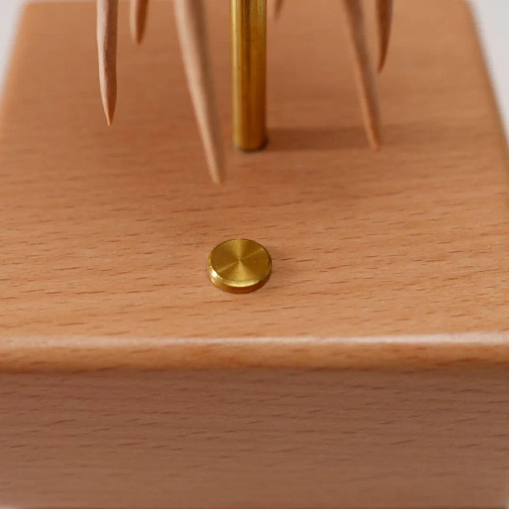 Handcrafted Wooden Jellyfish Automaton