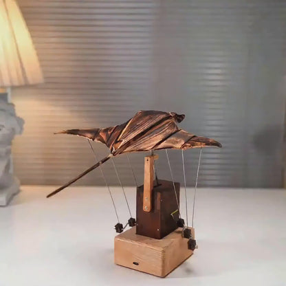 EverWoods™ Wooden Manta Ray – Wings That Actually Move