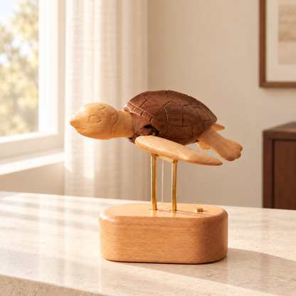 Everwoods™ Wooden Sea Turtle — Made to Slow You Down